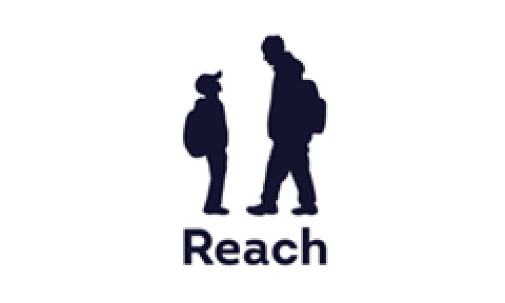 Reach Incorporated Black and White Logo