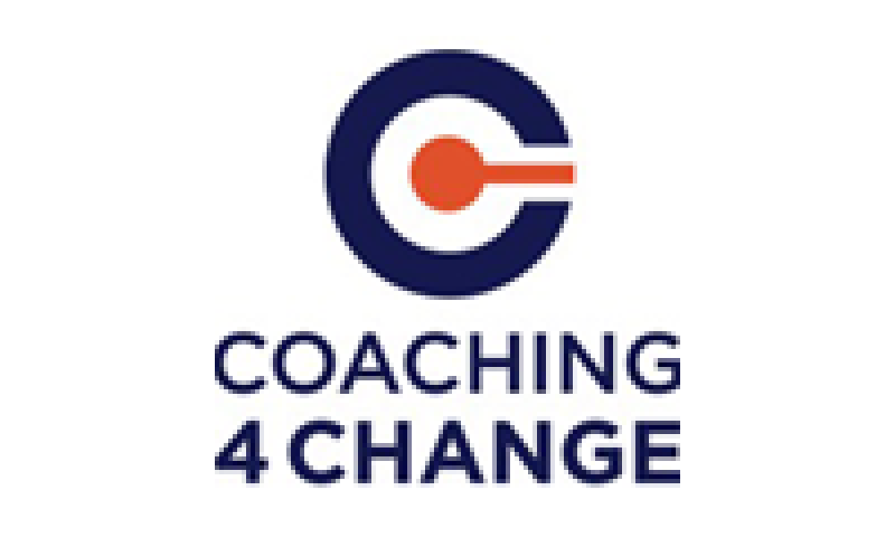 Coaching 4 Change Logo in Red and Blue