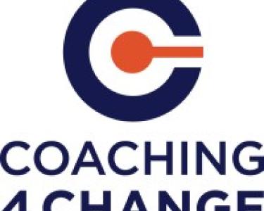 Coaching 4 Change Logo in Red and Blue