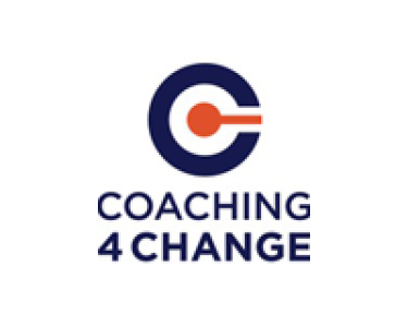 Coaching 4 Change Logo in Red and Blue
